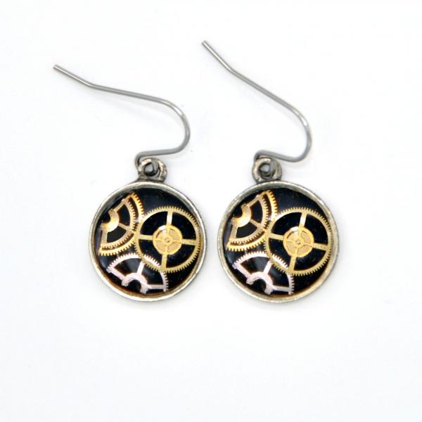 Circle Silver Earrings