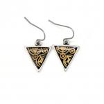 Triangle Silver Earrings