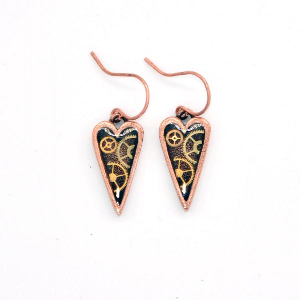 Heart Copper Earrings 2 picture