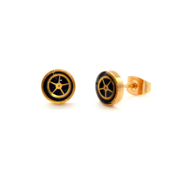 Stud Gold Earrings