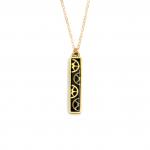 Small Vertical Bar Gold