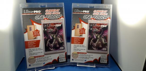 Ultra Pro Comic Book One Touch Magnetic Frame Modern Age UV Wall Hanger 2 PACK picture