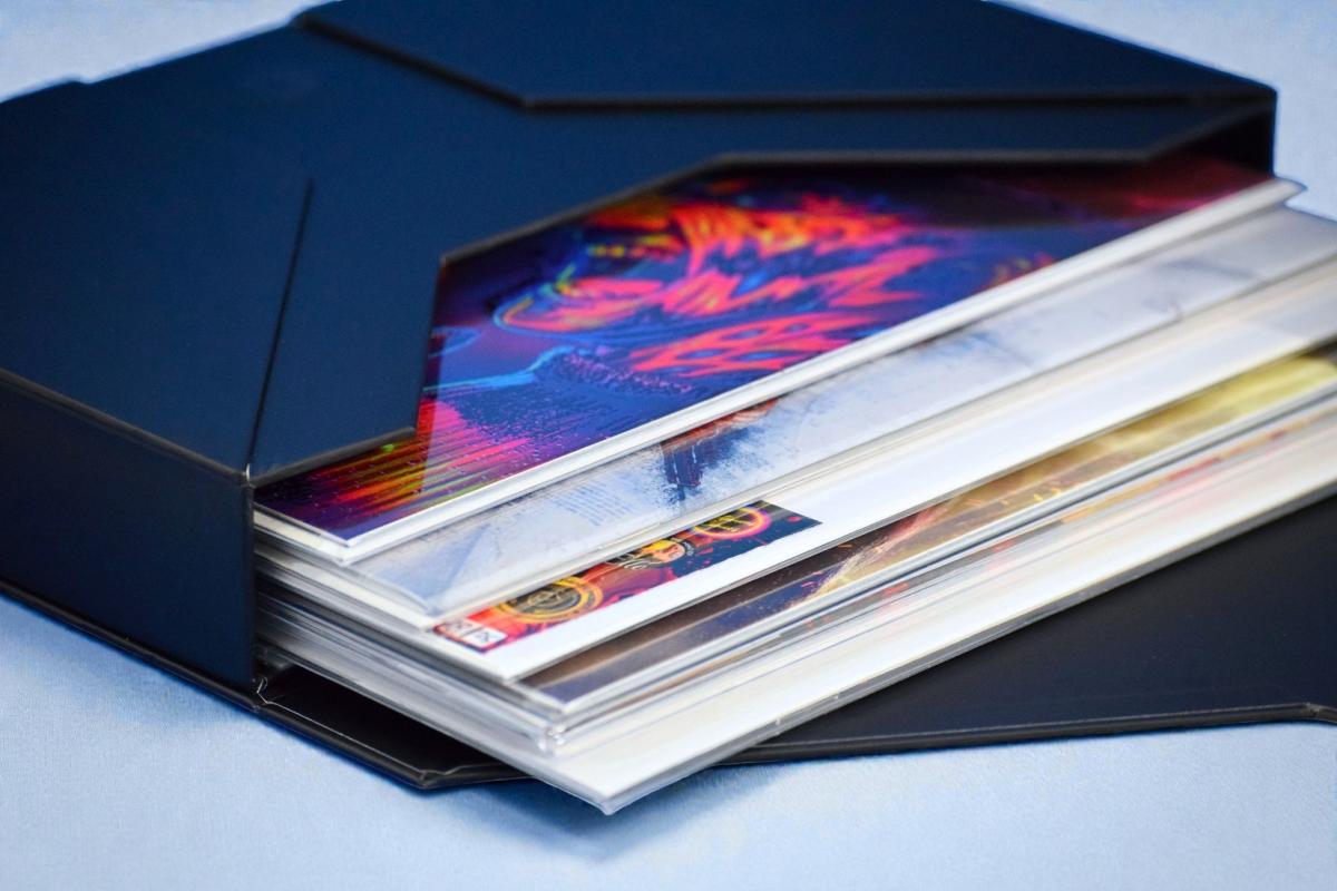 3 PACK COMIC travel storage box w/magnetic closure picture