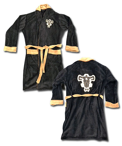 Black Clover Black Bulls Logo Bath Robe