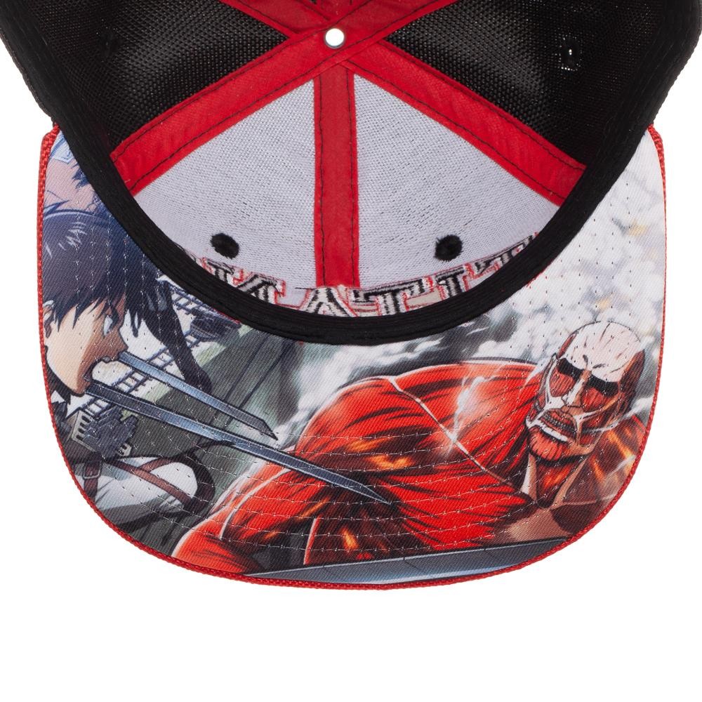 Attack on Titan Embroidery Snapback Cap picture