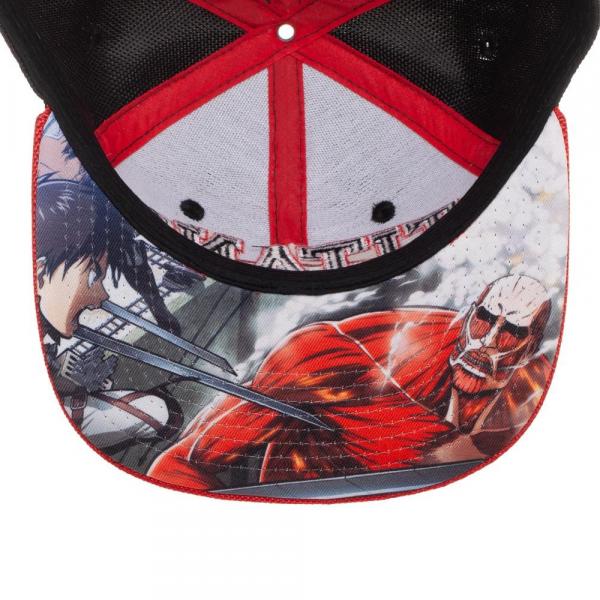 Attack on Titan Embroidery Snapback Cap picture