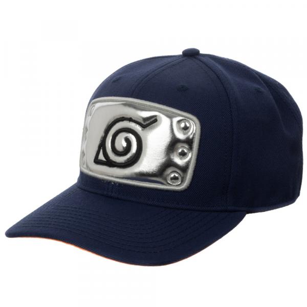 Naruto Leaf village inspired Pre-Curved Bill Snapback