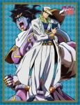 JOJO'S BIZARRE ADVENTURES JOTARO & STAR PLATINUM SUBLIMATED THROW BLANKET