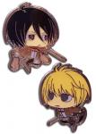 ATTACK ON TITAN MIKASA & ARMIN PINS