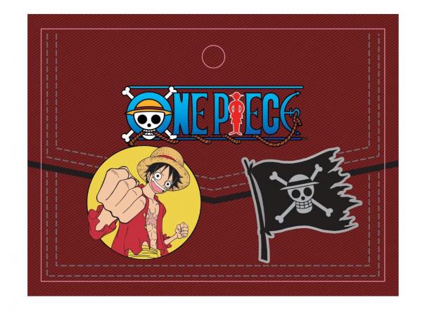 One Piece Pin Set Luffy & Flag picture