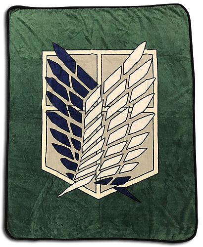 ATTACK ON TITAN SCOUT REGIMENT THROW BLANKET