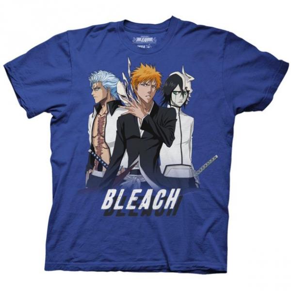 Bleach Blue Trio Ichigo, Grimmjow & Ulquiorra T-shirt picture