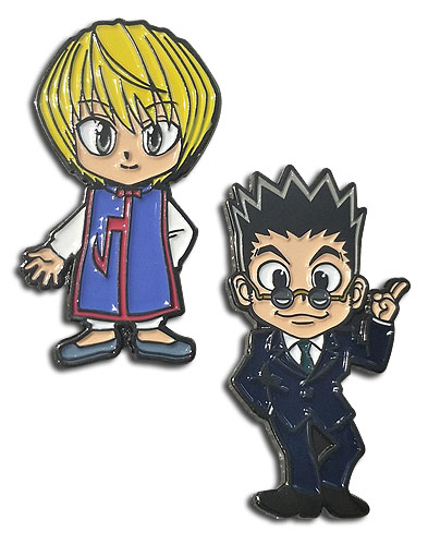 HUNTER X HUNTER - KURAPIKA & REOLION ENAMEL PIN SET picture