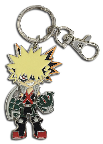 MY HERO ACADEMIA - SD BAKUGO ENAMEL METAL KEYCHAIN picture