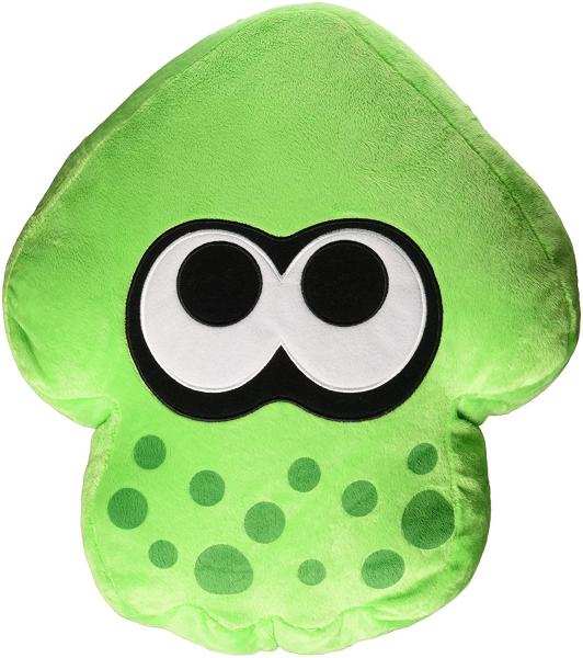Little Buddy Splatoon 2 Green Inkling Squid 14"  Cushion Plush