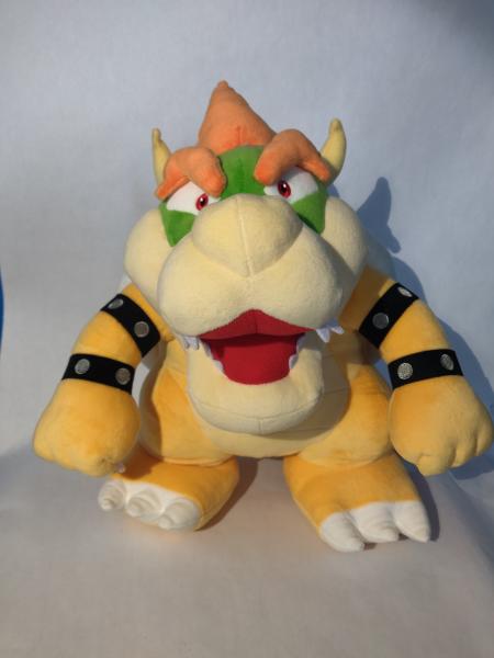 Little Buddy Super Mario All Star Collection Bowser Stuffed Plush, 10" picture