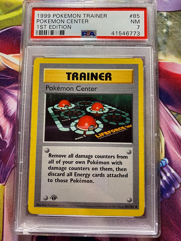 3 PSA base set 1st edition cards! picture