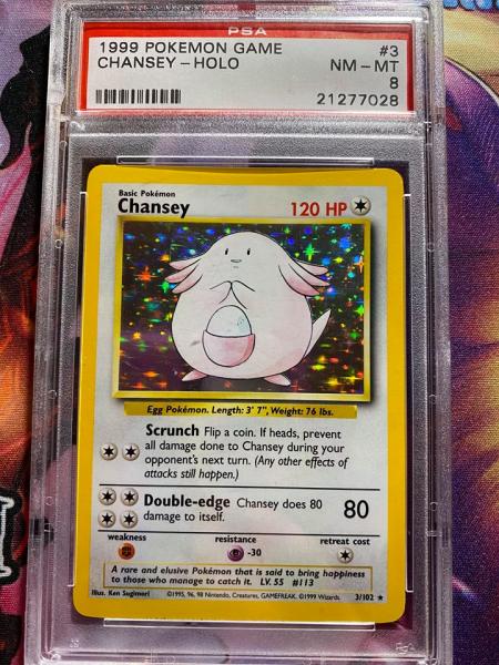 Chansey PSA 8 picture