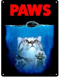 Paws Tin Sign picture