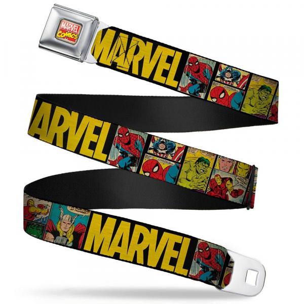 Marvel Comic Blocks Seat Belt Belt
