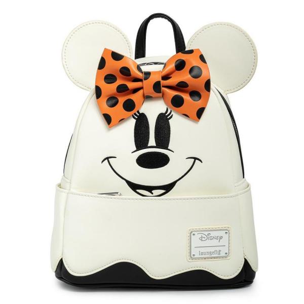 Loungefly Minnie Mouse Glow in the Dark Ghost Mini Backpack