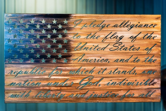 Pledge Flag (36X21) picture