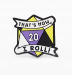 Thats How I Roll Sticker: Nonbinary Pride