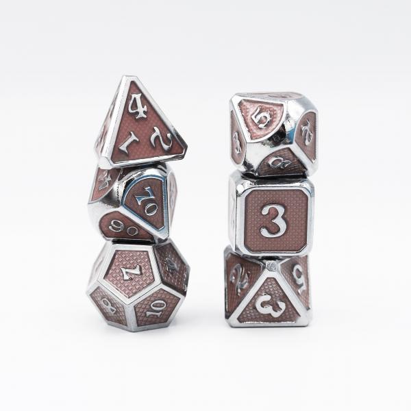 Champagne Mesh RPG Dice Set picture