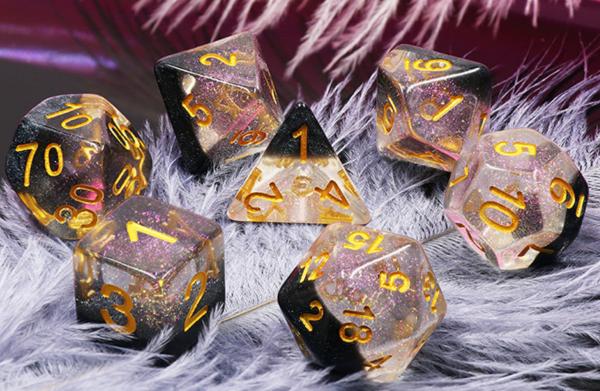 Black Crystal RPG Dice Set picture