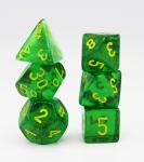 Chessex: Borealis Maple Green with Yellow Dice
