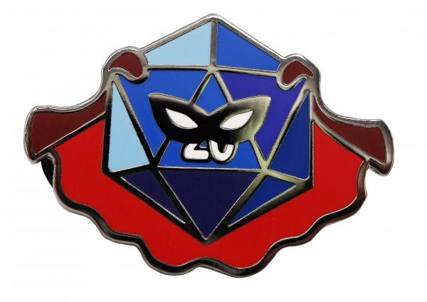 Super D20 Enamel Pin picture