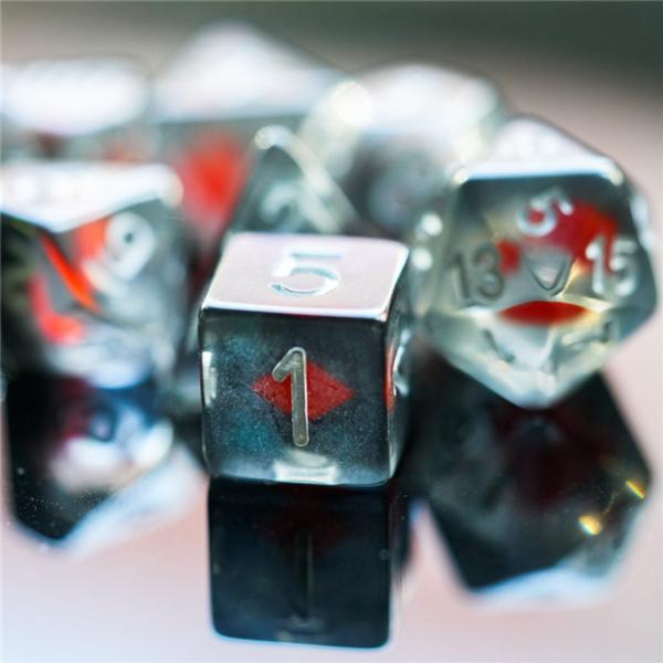 Suit of Dice: Diamonds RPG Dice Set