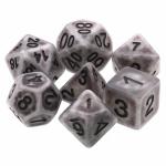 Ancient Silver RPG Dice Set