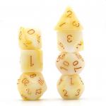 Buttered Popcorn RPG Dice Set