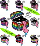 Enamel Mimic 2-piece Pride Pins