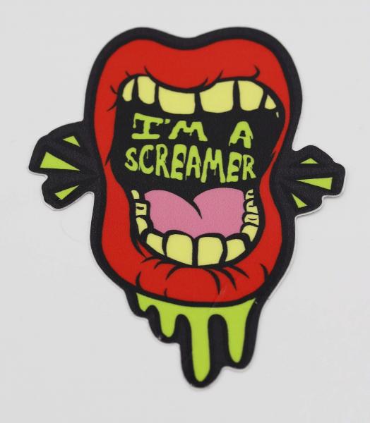 Spooky Sticker: I'm a Screamer