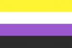 LGBTQ Non Binary Pride Flag 3'x5' with Grommets