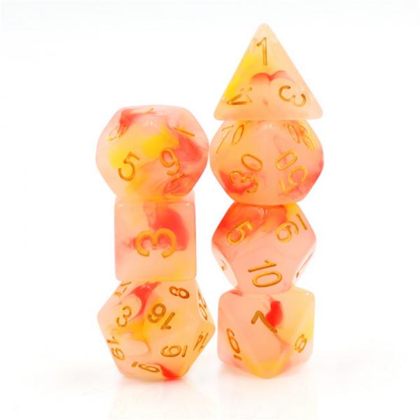 Sunrise Jade RPG Dice Set picture