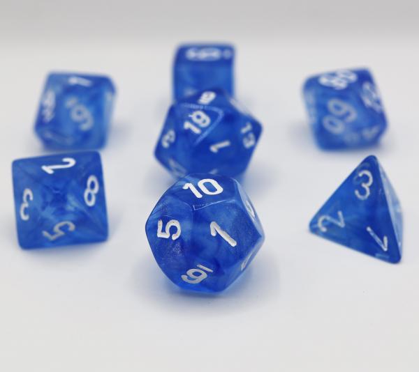 Chessex: Borealis Sky Blue with White Dice picture