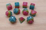 Pansexual Heartbeat Dice Set