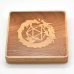 Beech Wood Dice Box (Square)