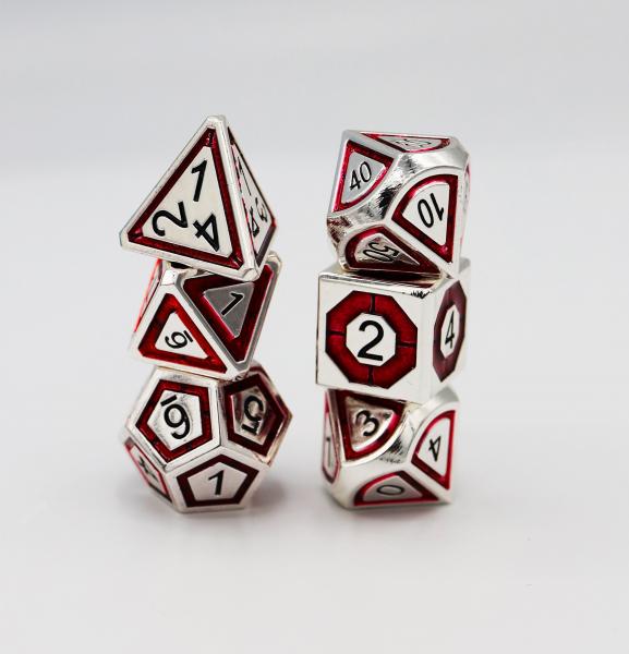 Silver and Crimson Compass RPG Set