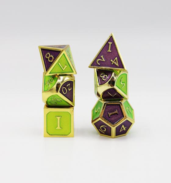 Dual Amethyst and Green RPG Set