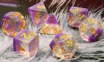 Violet Sunset RPG Dice Set