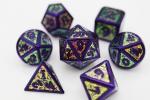 City Lights RPG Metal Dice Set