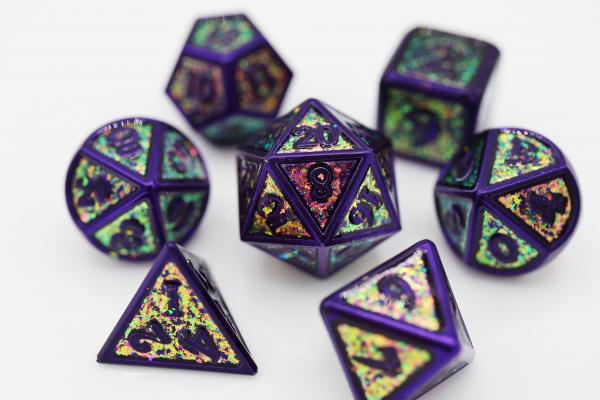 City Lights RPG Metal Dice Set picture