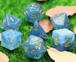 Blue Jade RPG Dice Set