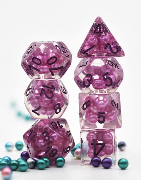 Purple Pearl RPG Dice Set