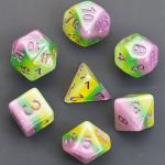 Mardi Gras Layer RPG Dice Set