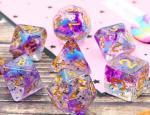 Violet Sulfer RPG Dice Set